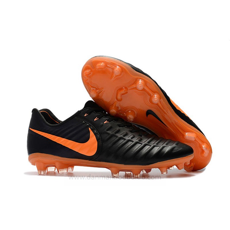 Nike Tiempo Legend VII FG Fodboldstøvler Herre – Sort Orange